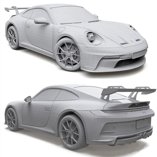 Porsche 911 GT3 2022 3D model