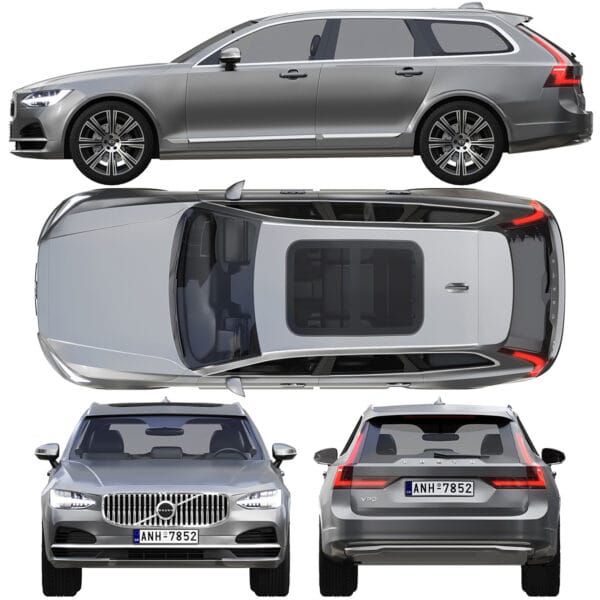 Volvo V90 3D Model