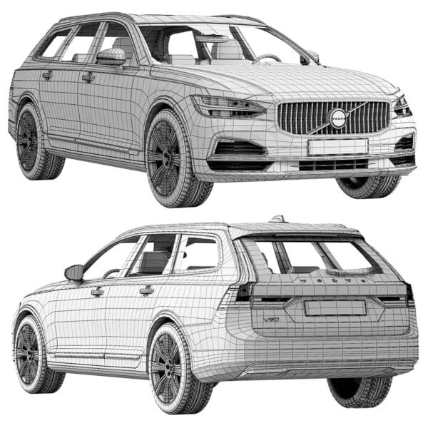 Volvo V90 3D Model
