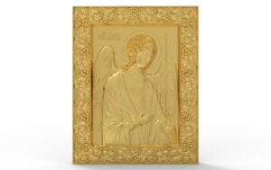 Archangel Michael 3D Icon