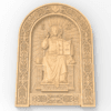 Jesus Christ on the Throne 3D Icon v2