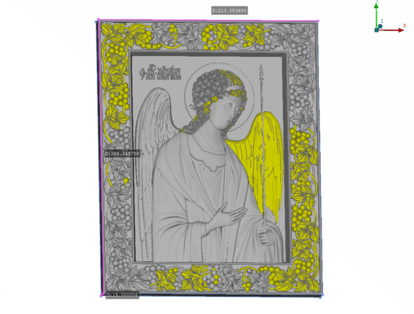Archangel Michael 3D Icon
