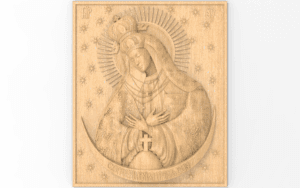 Mother of God 3D Icon v3