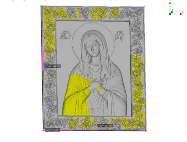 Mother of God Tenderness Icon v4