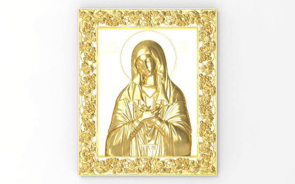 Mother of God Tenderness Icon v4