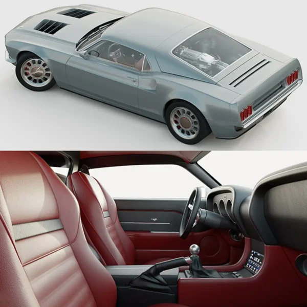 Ford Mustang Mach 40 3D model
