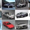 39 cars 3D models