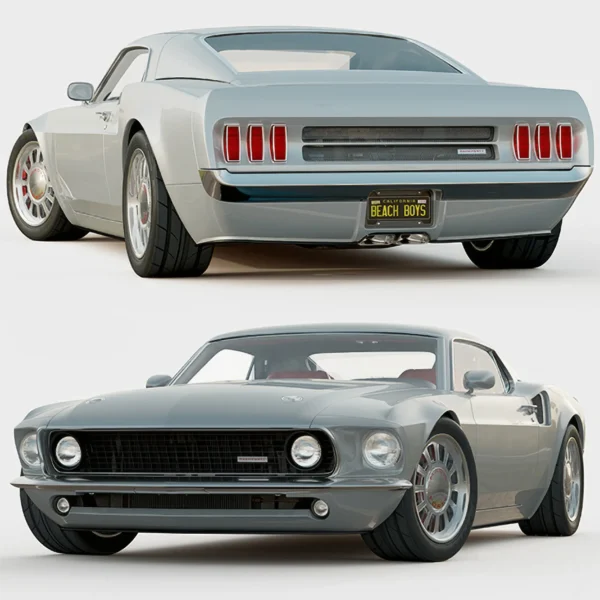 Ford Mustang Mach 40 3D model
