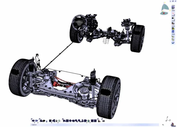 Tesla Model 3 2020 3D Scan to NURBS (CAD)
