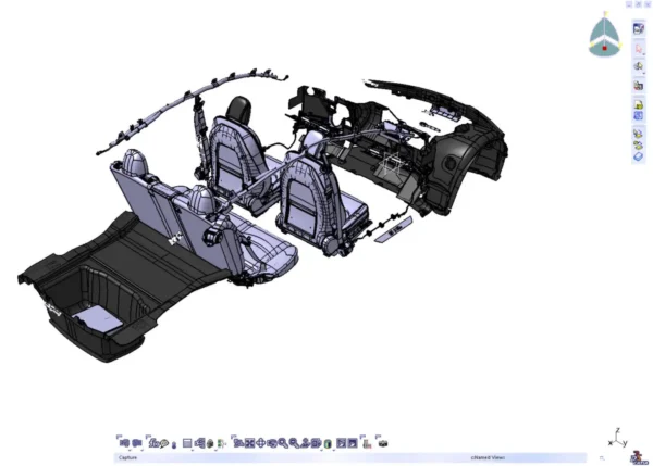 Tesla Model 3 2020 3D Scan to NURBS (CAD)