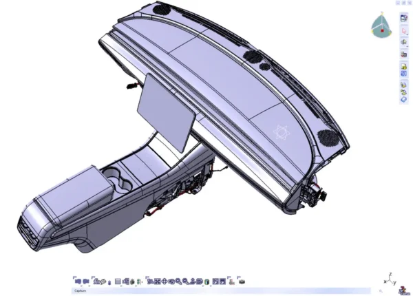 Tesla Model 3 2020 3D Scan to NURBS (CAD)