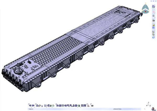 Tesla Model 3 2020 3D Scan to NURBS (CAD)