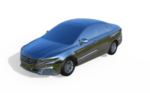Ford Escort 2014 3D Scan to NURBS