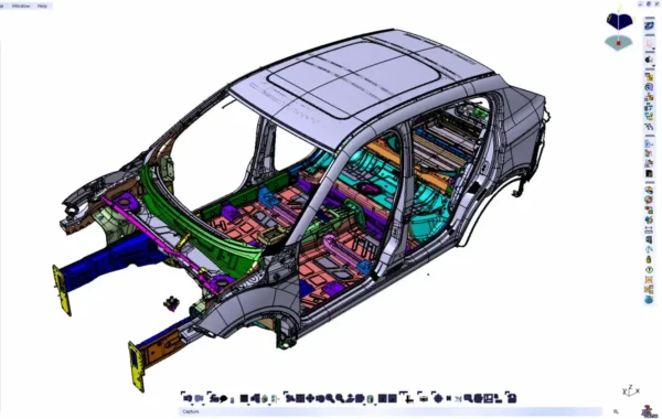 Qoros 5 SUV CF16 2016 3D Scan to NURBS