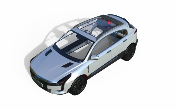 Qoros 2 SUV PHEV CF14X 2015 3D Scan to NURBS