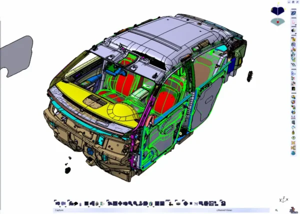 Qoros 5 SUV CF16 2016 3D Scan to NURBS