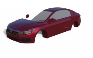 MG6 2017 3D Scan to NURBS