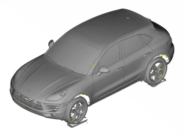 Porsche Macan 3D Scan 2016
