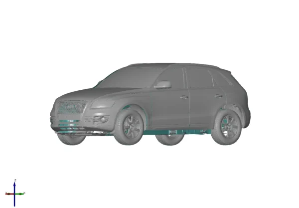 Audi Q5 2.0 TDI Quattro 2009 3D Scan