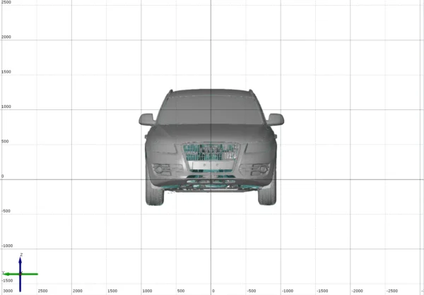 Audi Q5 2.0 TDI Quattro 2009 3D Scan