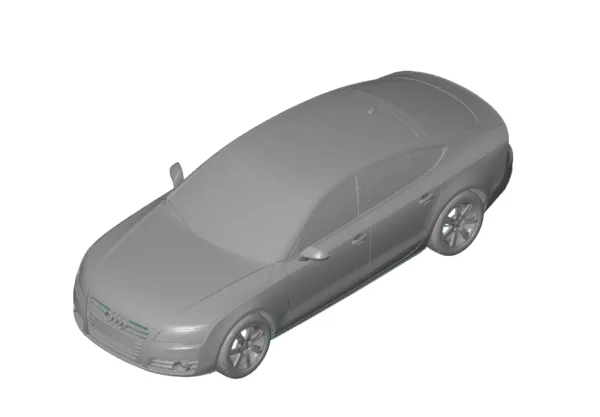 Audi A7 2.8 FSi 2010 3D Scan