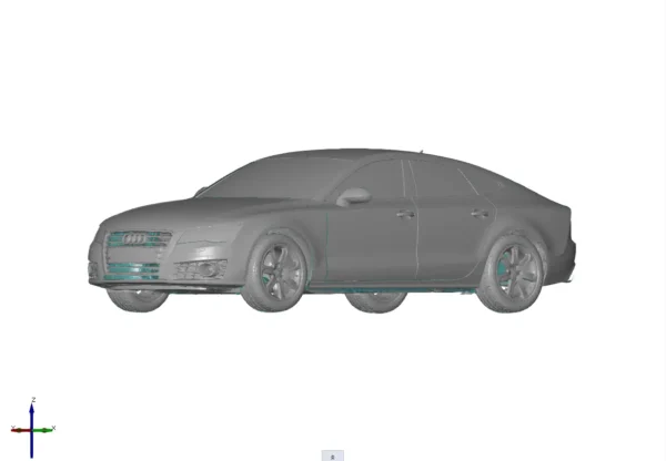 Audi A7 2.8 FSi 2010 3D Scan