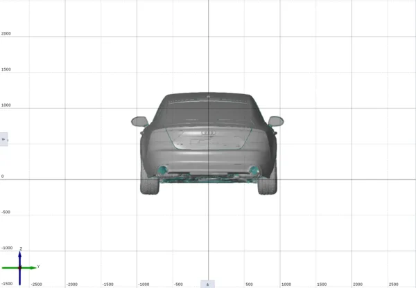 Audi A7 2.8 FSi 2010 3D Scan