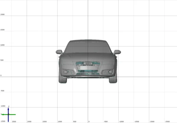 Audi A7 2.8 FSi 2010 3D Scan