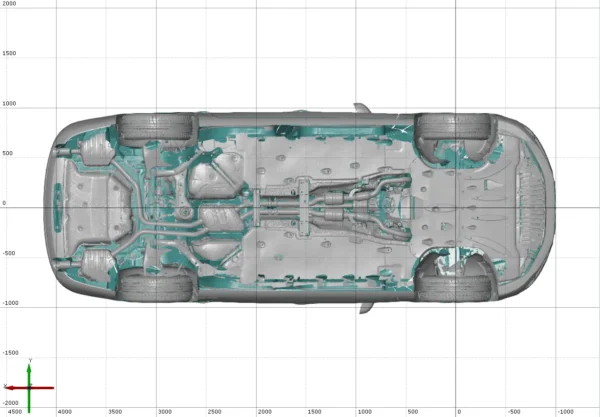 Audi A8 4.2 FSi 2010 3D Scan