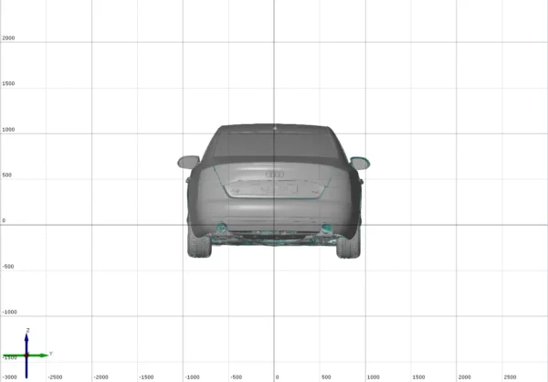 Audi A8 4.2 FSi 2010 3D Scan