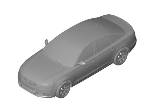 Audi A6 2.8 FSi 2011 3D Scan