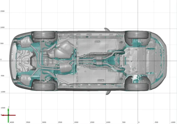 Audi A6 2.8 FSi 2011 3D Scan