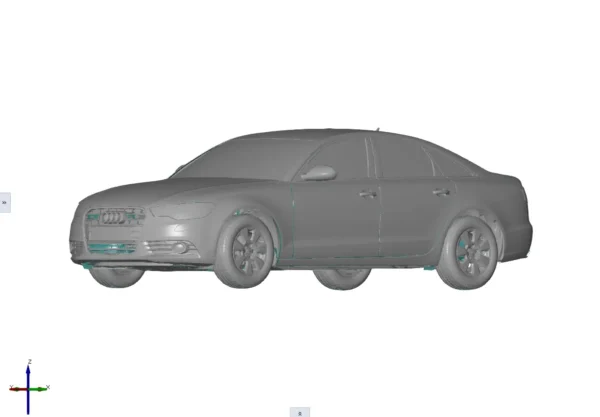 Audi A6 2.8 FSi 2011 3D Scan