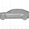 Audi A6 2.8 FSi 2011 3D Scan