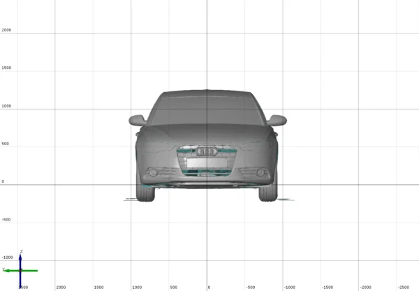Audi A6 2.8 FSi 2011 3D Scan