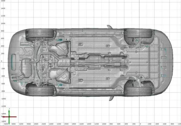 Audi Q3 2.0 TFSi 2011 3D scan