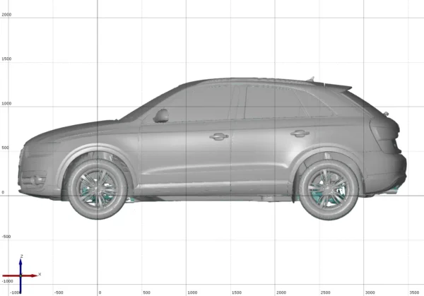 Audi Q3 2.0 TFSi 2011 3D scan