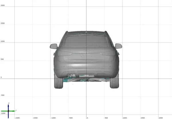 Audi Q3 2.0 TFSi 2011 3D scan