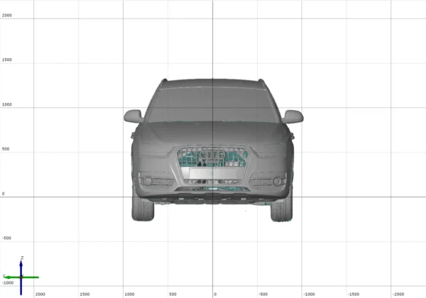 Audi Q3 2.0 TFSi 2011 3D scan