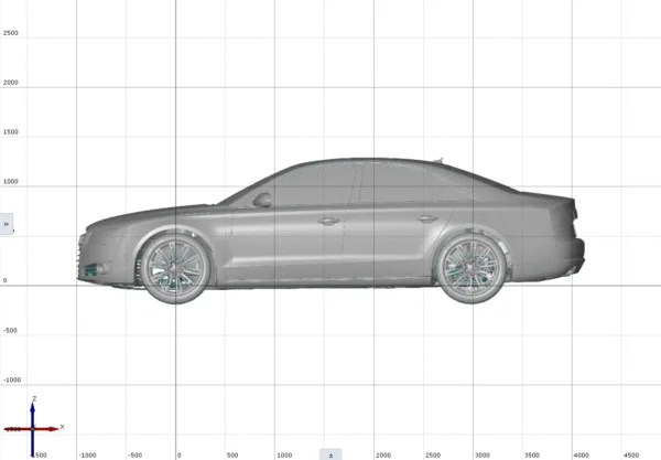 Audi A8 3.0T Quattro 2014 3D Scan