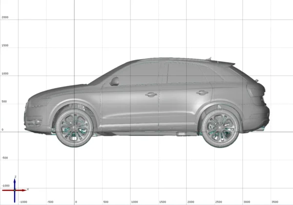 Audi Q3 FWD Prestige 2015 3D Scan