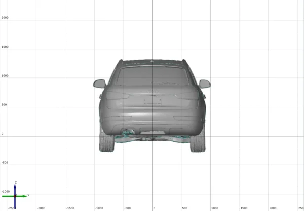 Audi Q3 FWD Prestige 2015 3D Scan