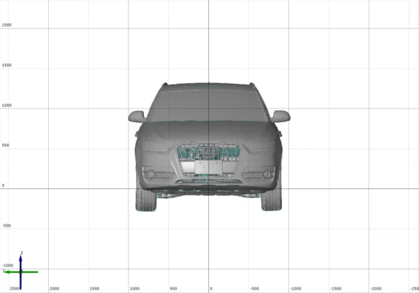 Audi Q3 FWD Prestige 2015 3D Scan