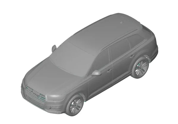 Audi Q7 S Line 2016 3D Scan