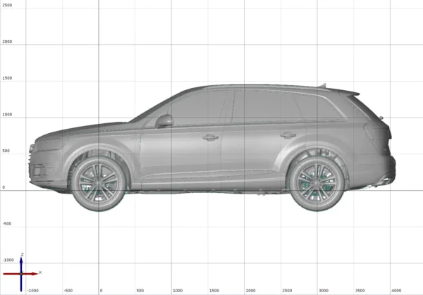 Audi Q7 S Line 2016 3D Scan