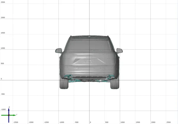 Audi Q7 S Line 2016 3D Scan