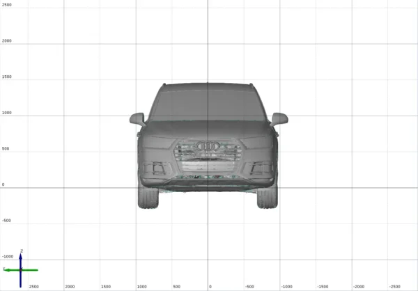 Audi Q7 S Line 2016 3D Scan