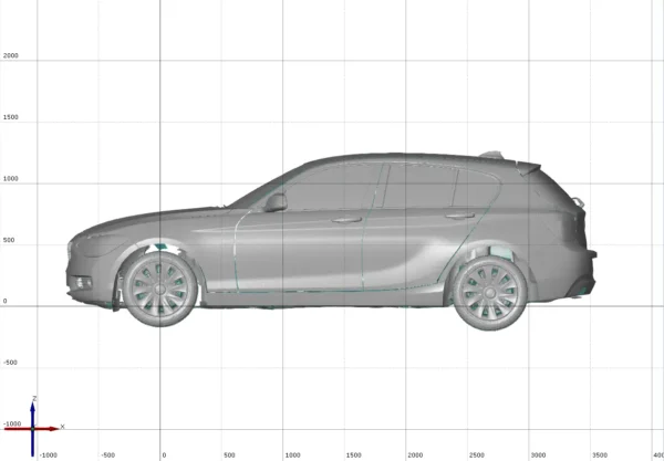 BMW 118i 2011 3D Scan