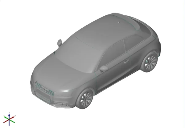 Audi A1 1.4 TFSI S-Tronic 2010 3D Scan