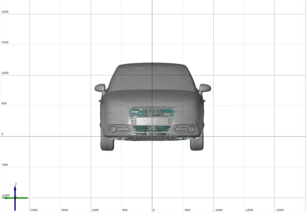 Audi A1 1.4 TFSI S-Tronic 2010 3D Scan